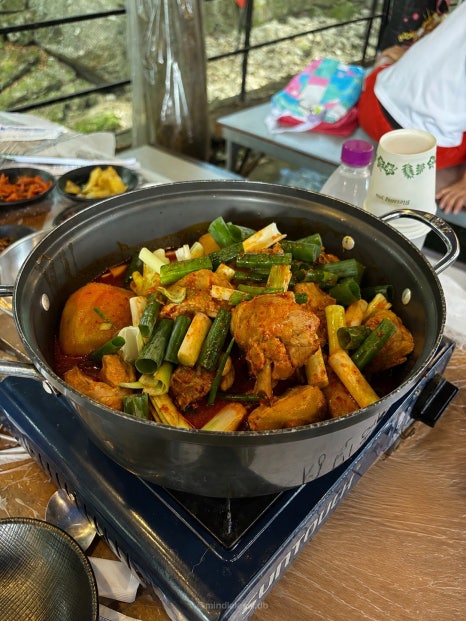 양주 장흥 맛집 마당바위 장흥본점으로 계곡 피서 다녀온 솔직후기 / 수심 사진 11