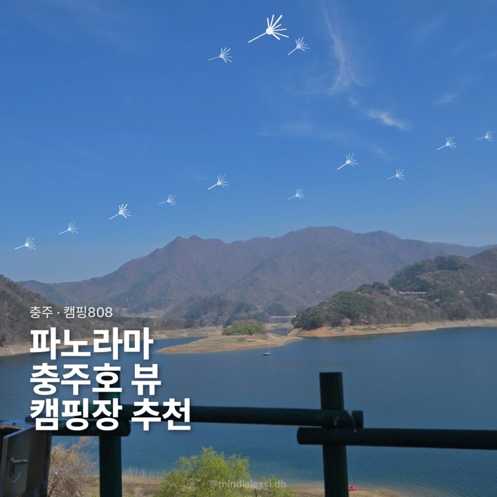 충주 캠핑 캠핑808 충주호 파노라마 뷰 캠핑장 후기 사진 1