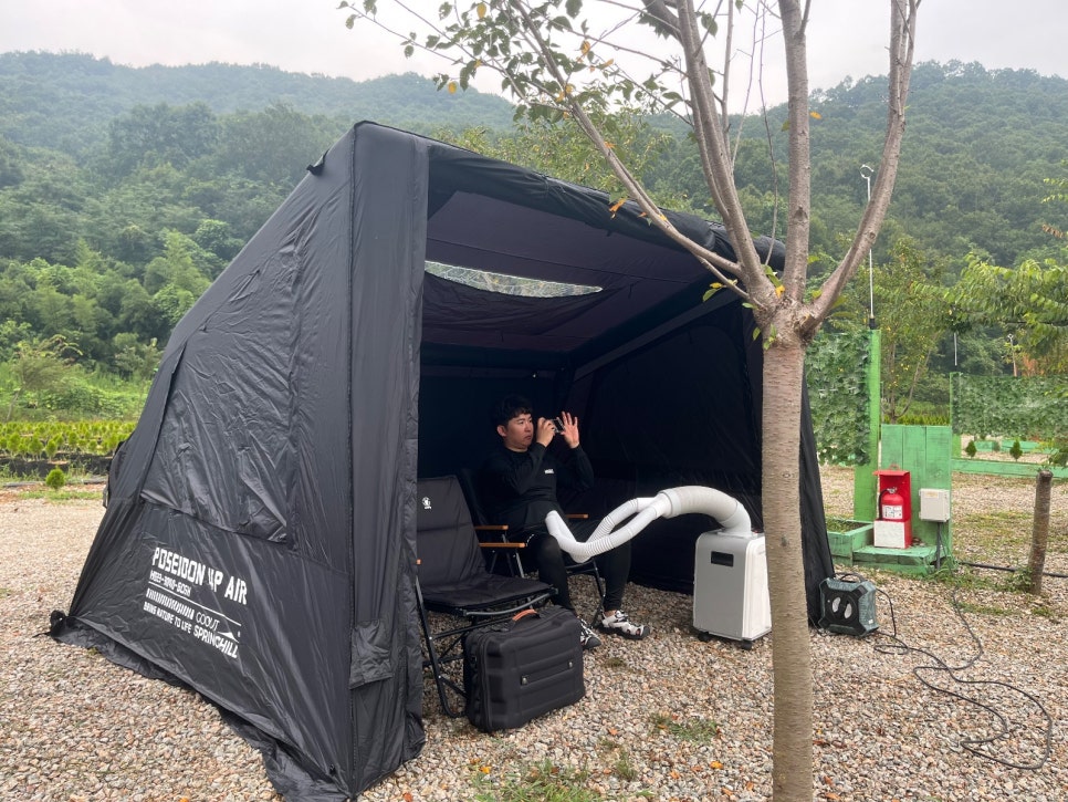 충북 옥천 프라이빗 캠핑장 에메랄드힐링캠핑관광농원 / 개별 화장실 샤워실 사진 28