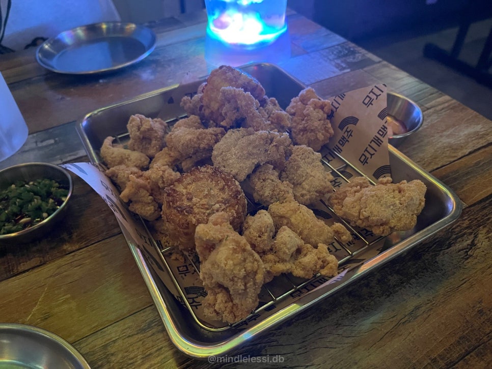 무지개맥주 수원역점 / 수원역 맛집 맥주집 술집 추천 / 콘소메치킨 & 사진 19