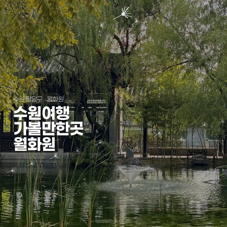 밤 10시까지 여는 무료 중국 정원 | 수원 월화원 | 효원공원 서편 | 수원 가볼만한곳 여행