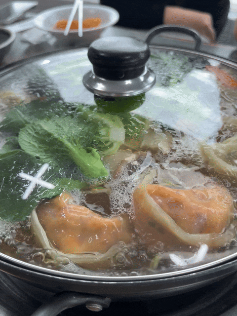 연천 맛집 옥희네 개성손만두 반반 만두전골 11시 웨이팅 없이 먹은 후기 사진 23