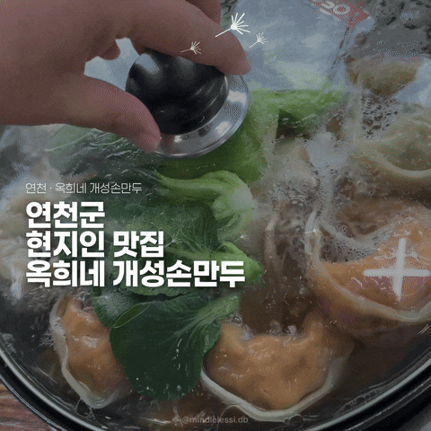 연천 맛집 옥희네 개성손만두 반반 만두전골 11시 웨이팅 없이 먹은 후기